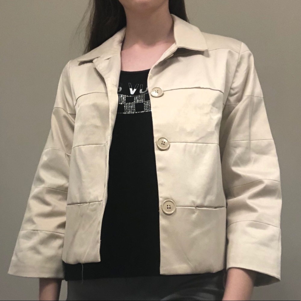 Cute Beige Winter Jacket